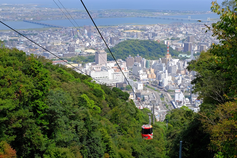 眉山ロープウェイ（山麓～山頂往復）・阿波おどり会館 徳島東部エリア満喫の旅③