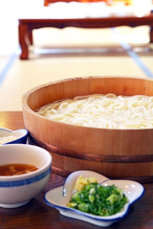 たらいうどん（昼食） 科学・自然を学ぶ！板野町・阿波市を巡る旅