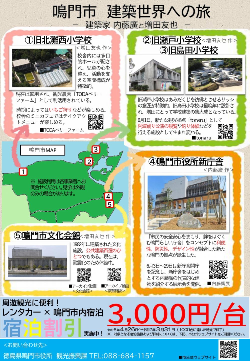 レンタカーで建築の世界へ（2024年度）