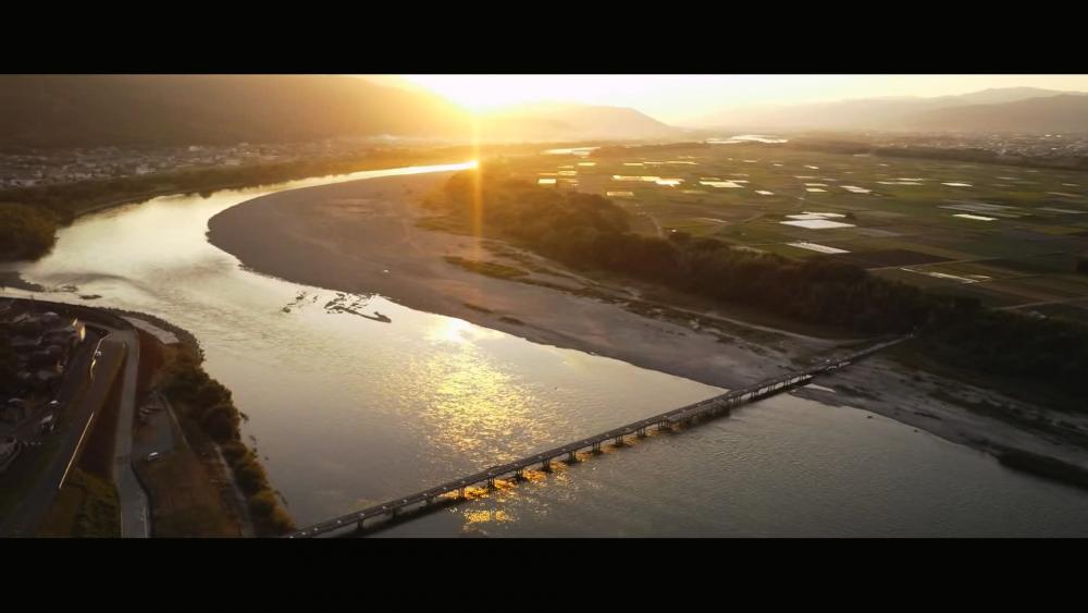 吉野川の潜水橋