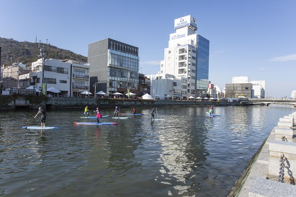 初めてでも気軽に体験
SUPで巡る水都徳島