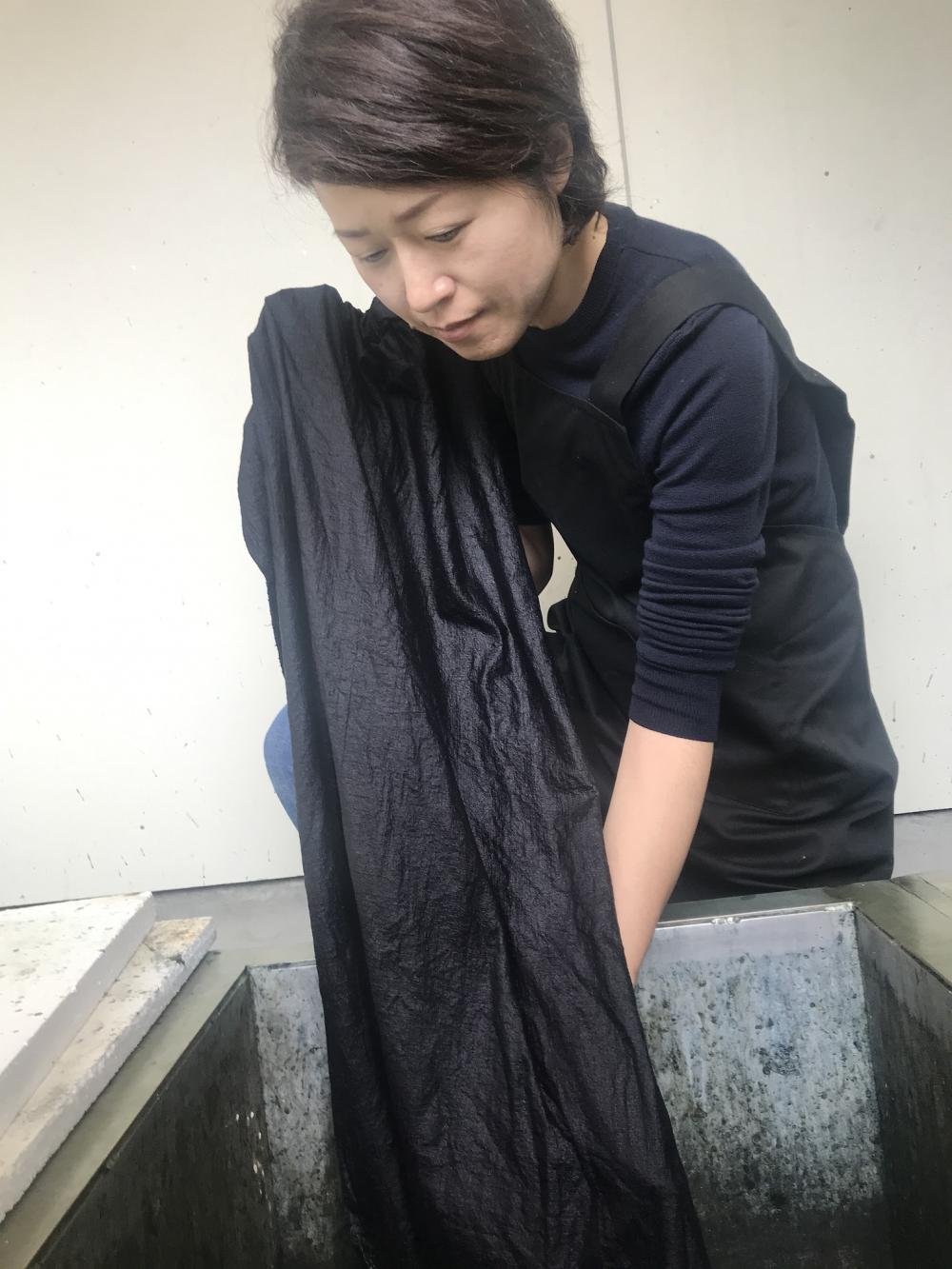 ▲結婚を機に藍住町で暮らすようになり、現在は町内に工房を構えて作品作りに打ち込んでいます。