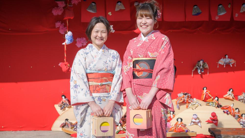私(左)と、ちはる(右)