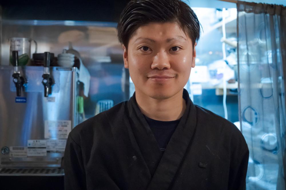 子供の頃から食べることが大好きだったという店主の北橋雄太さん