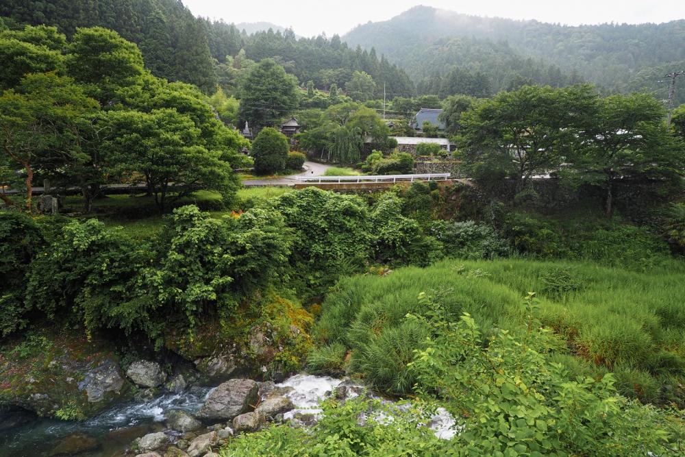 Beautiful green mountain village nearby Week Kamiyama