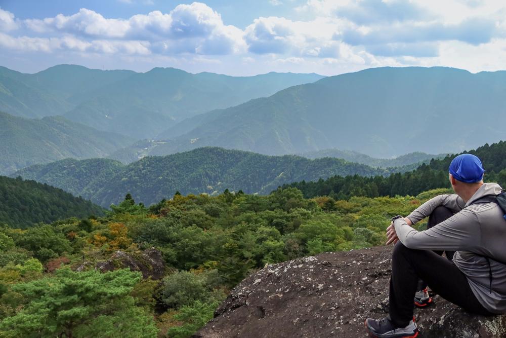 The great view from the overlook rock