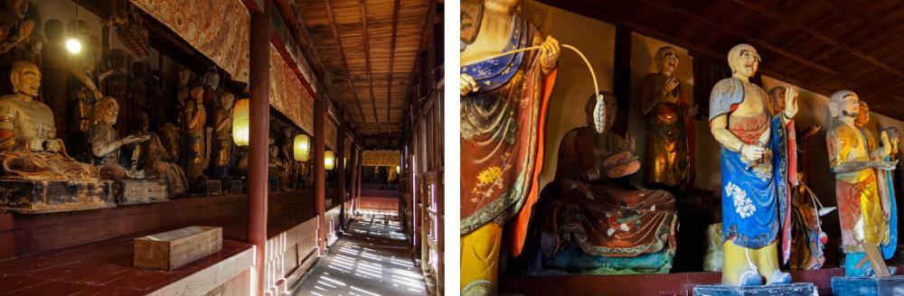 The Inner sanctuary of the 5th temple, Five Hundred Arhats, is also located along the pilgrimage trail