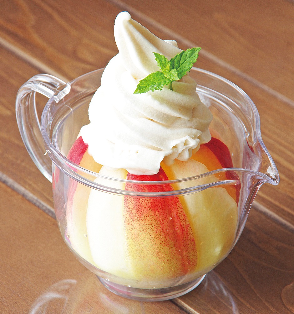  ［まるごとピーチソフト］