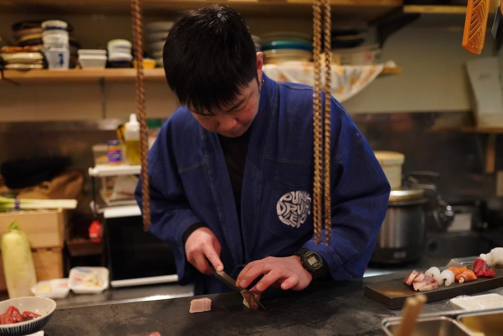  ▲Seiya Okawa, trained at a popular restaurant in Tokushima before opening his own restaurant.