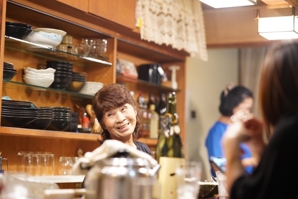  ▲Sumiko Tanaka is like a mother to everyone who comes here.