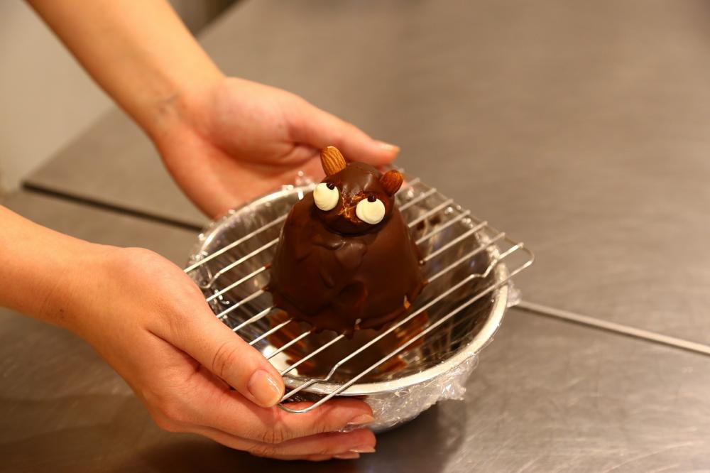 阿波の狸伝説がモチーフのスイーツ
たぬきのケーキを作ってみよう
