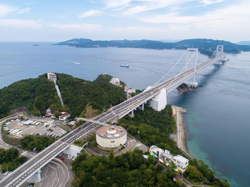 激しい潮流が足元に
ドキドキの海上散歩