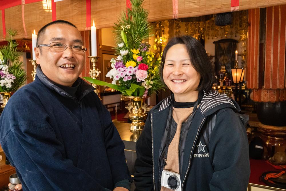 本坊を案内してくれた副住職の加藤さん