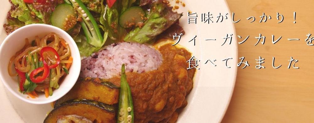 旨味がしっかり！
ヴィーガンカレーを食べてみました