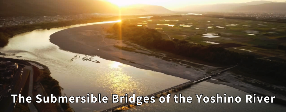 The Submersible Bridges of the Yoshino River
